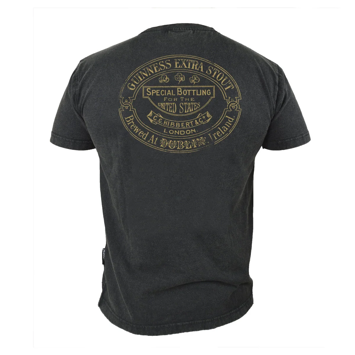 Black Guinness and Harp Distressed Tee - Image 3
