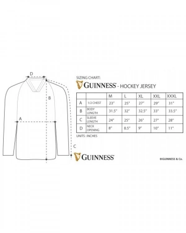 Guinness Black Hockey Jersey - Image 3