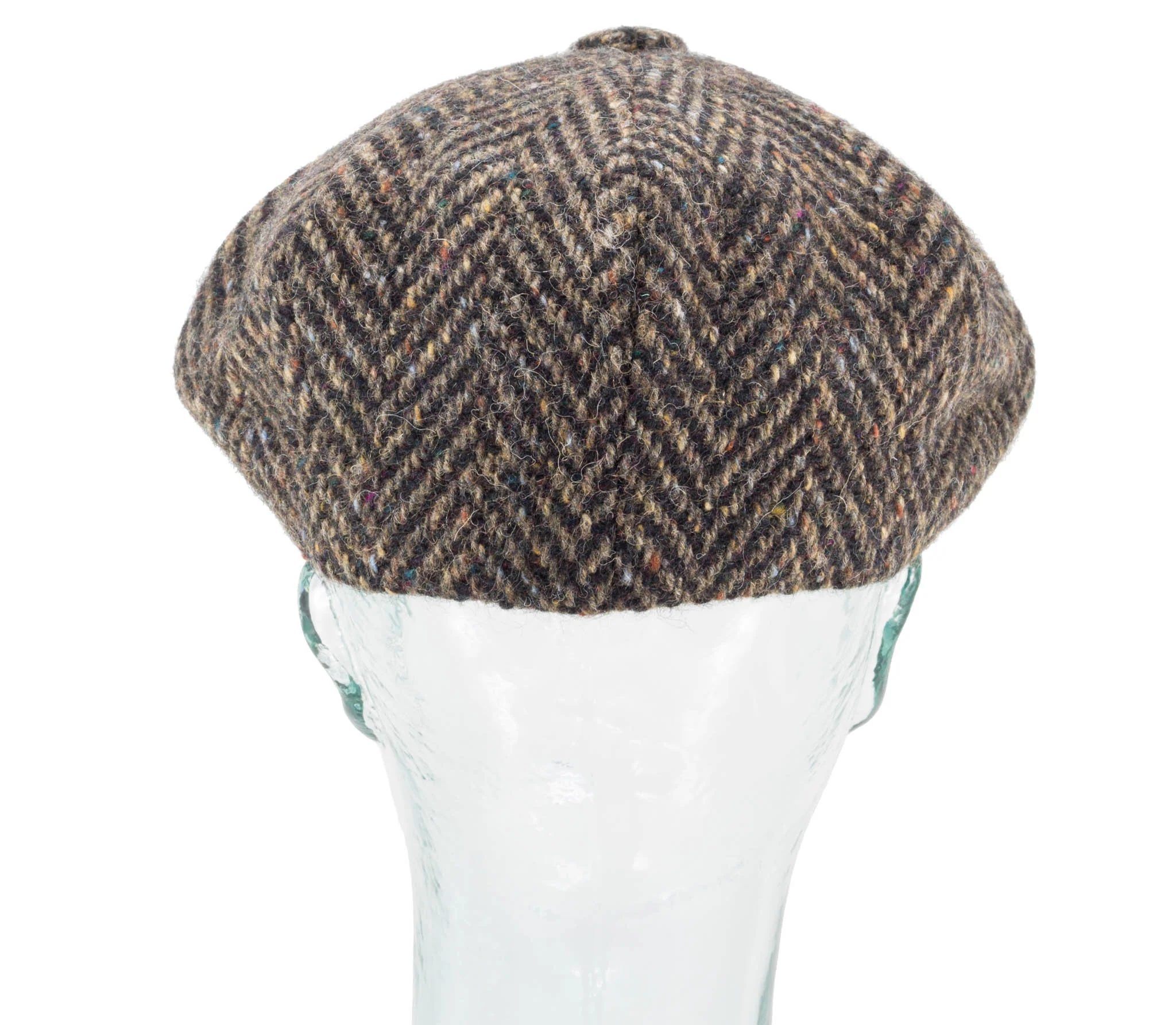 Herringbone Tweed - Fitted Newsboy Cap by Jonathan Richard - Image 12