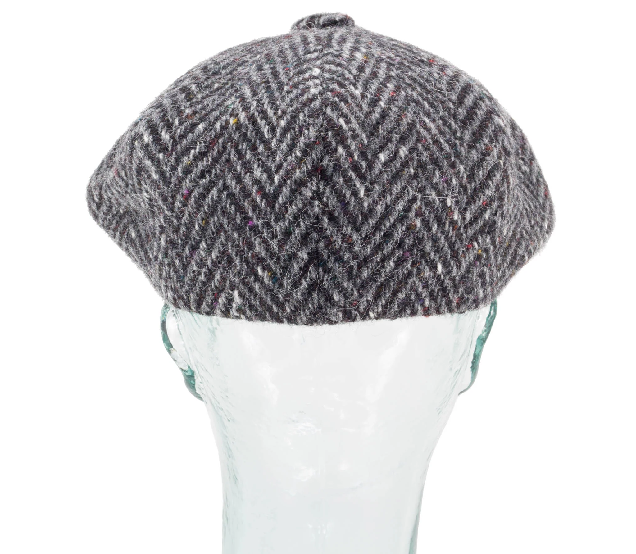 Herringbone Tweed - Fitted Newsboy Cap by Jonathan Richard - Image 3