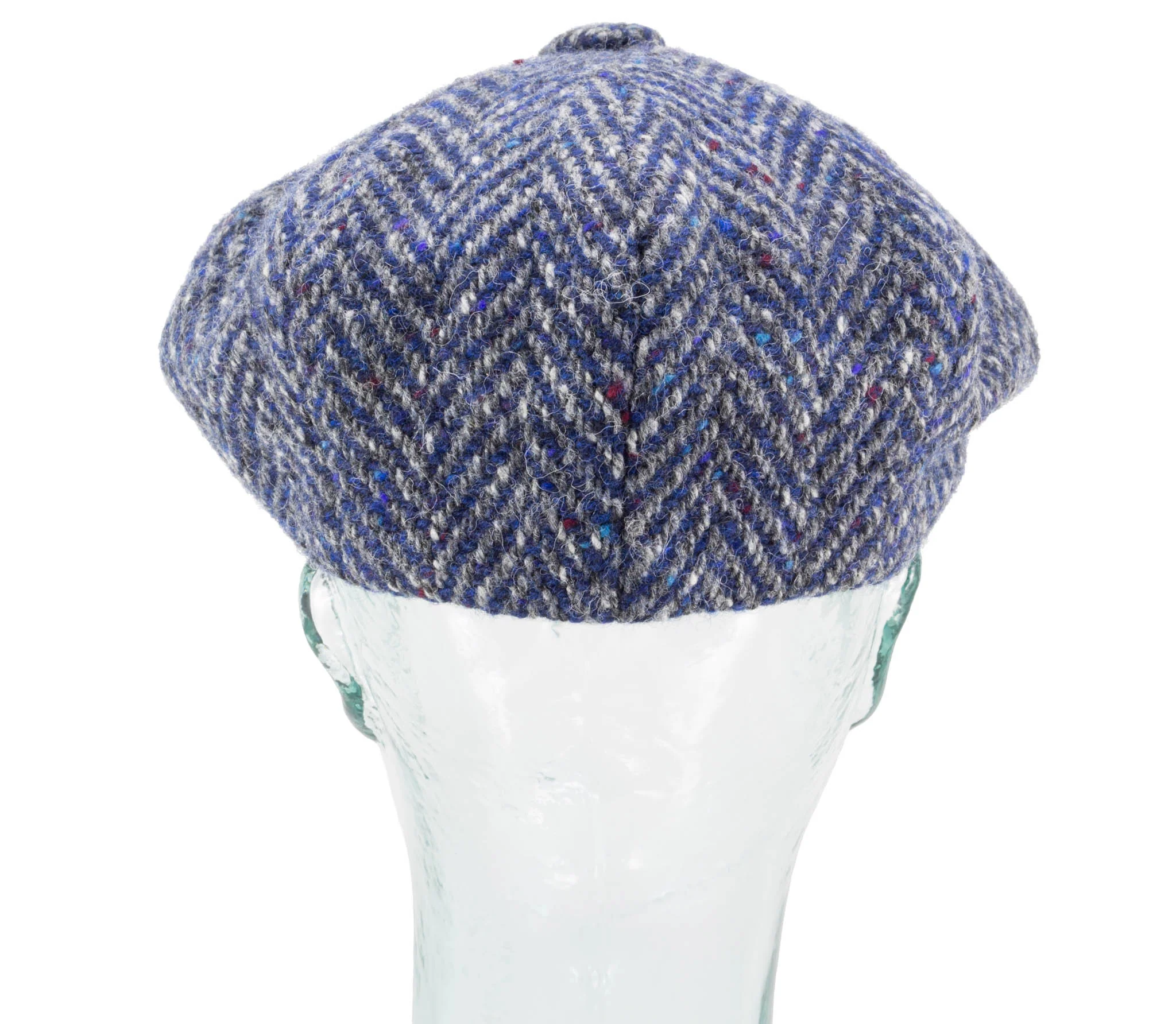 Herringbone Tweed - Fitted Newsboy Cap by Jonathan Richard - Image 6