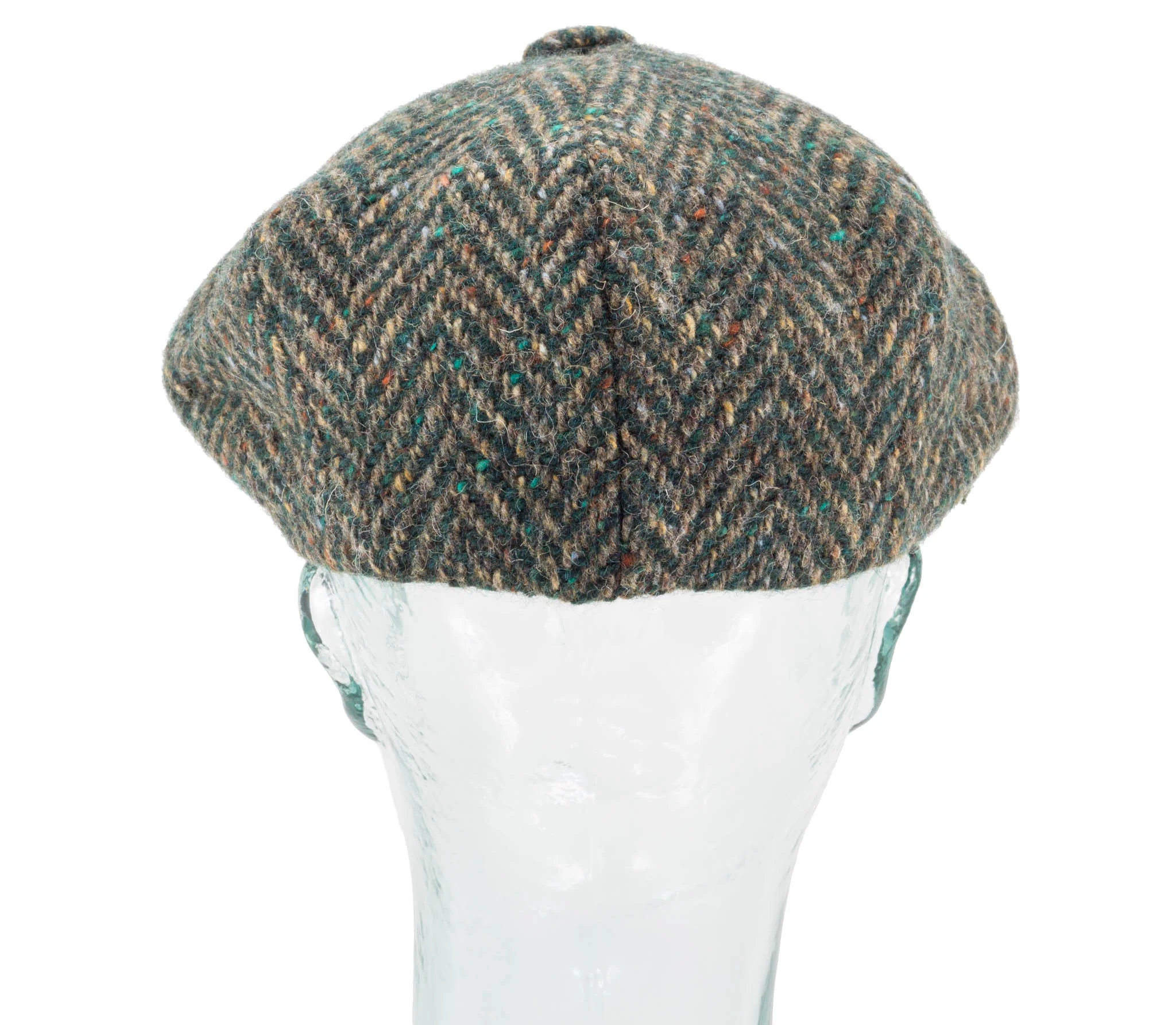 Herringbone Tweed - Fitted Newsboy Cap by Jonathan Richard - Image 9