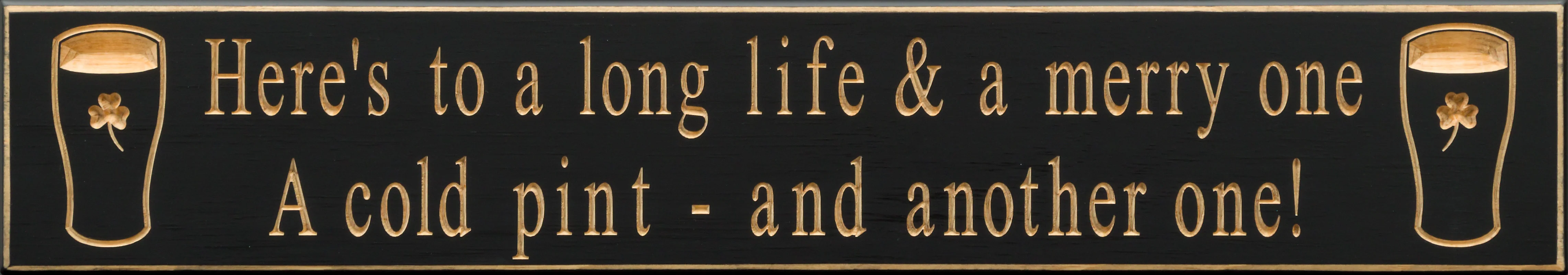 Irish Sayings Carved Wood Pub Signs - Image 8