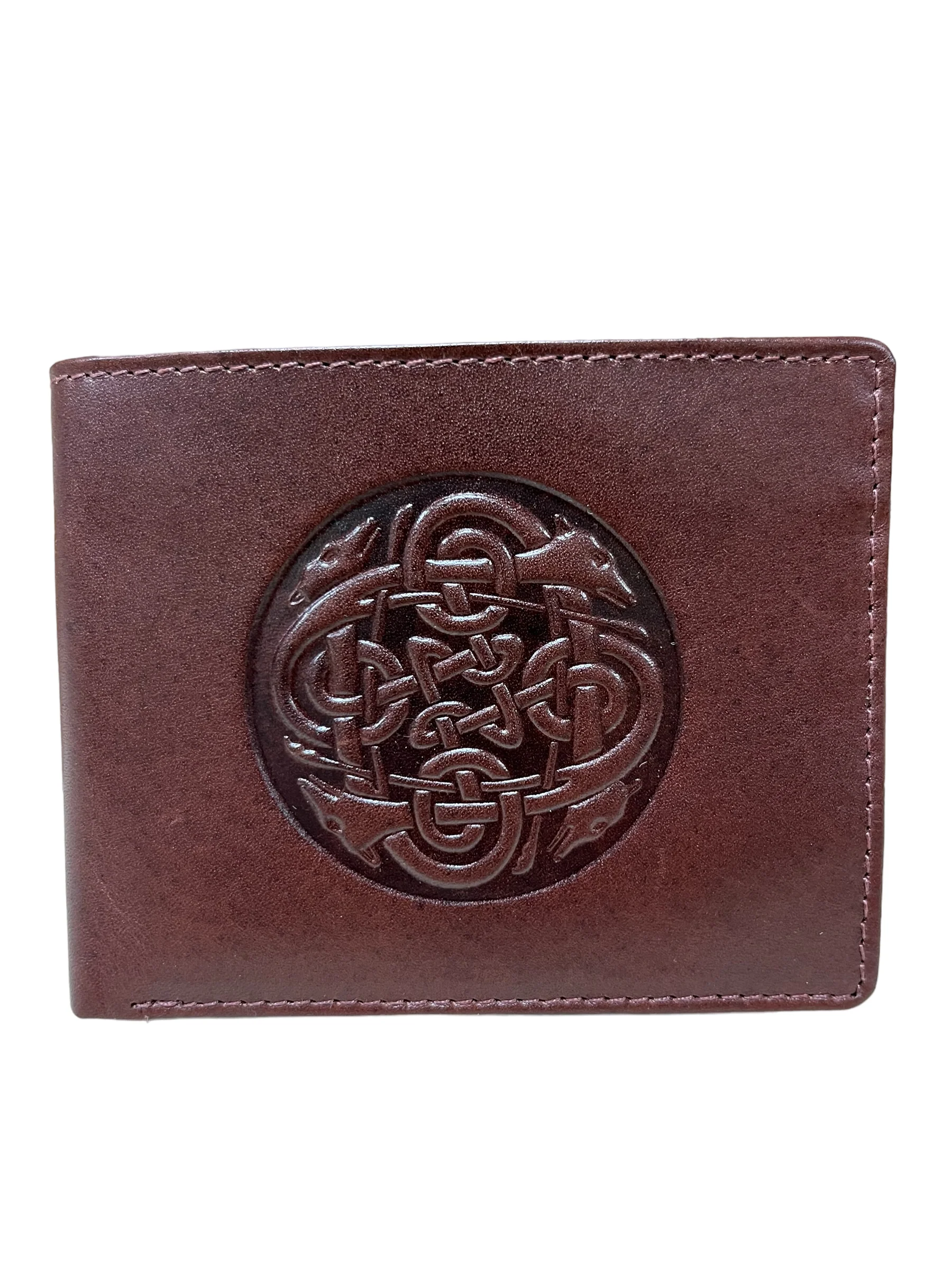 Men's Leather Bifold Wallet - Hounds - Image 3