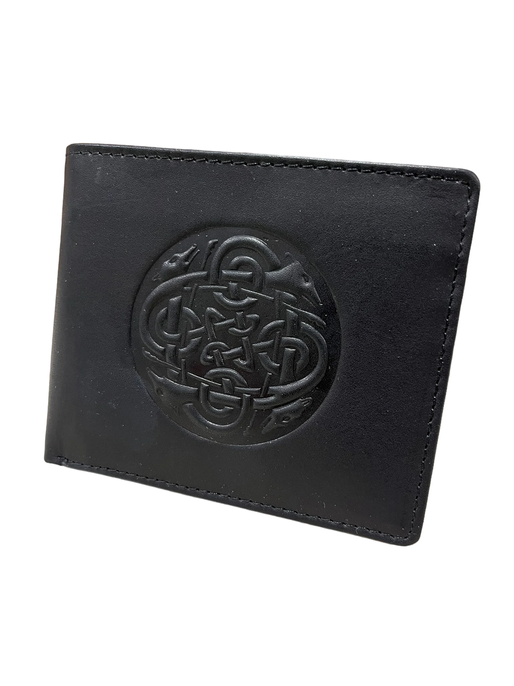 Men's Leather Bifold Wallet - Hounds - Image 7