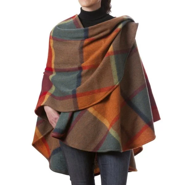 Plaid Shawl Cape - Image 15