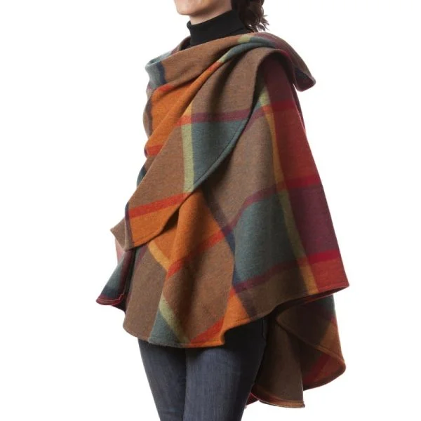 Plaid Shawl Cape - Image 16