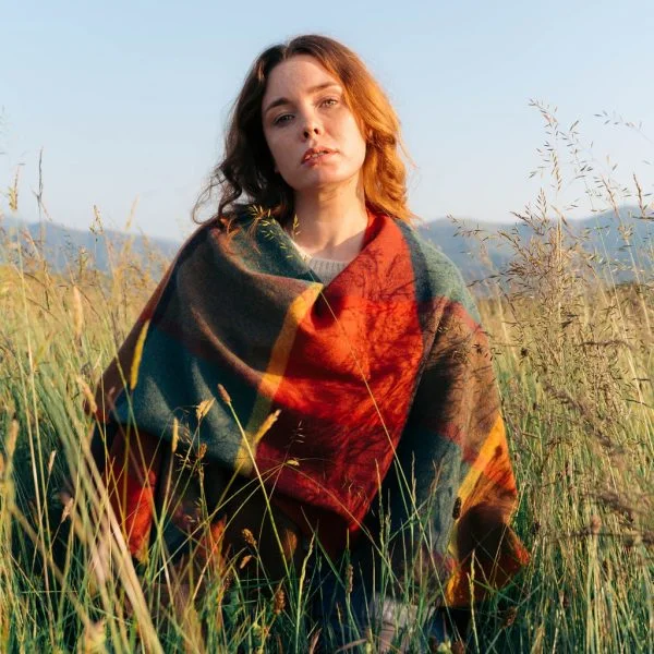 Plaid Shawl Cape - Image 18