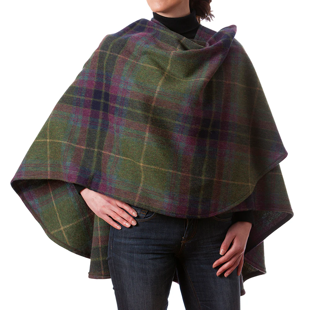 Plaid Shawl Cape - Image 9