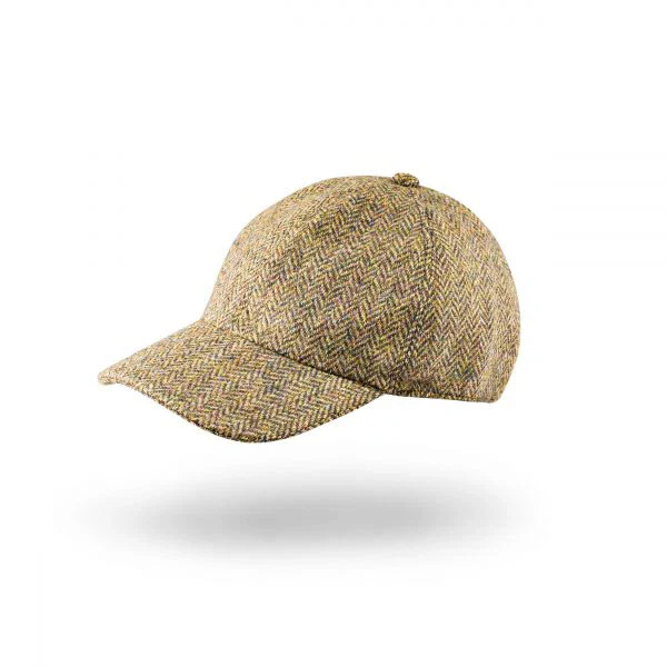 Tweed Baseball Style Cap with Earflaps - Image 21
