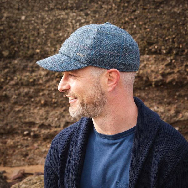 Tweed Baseball Style Cap with Earflaps - Image 32