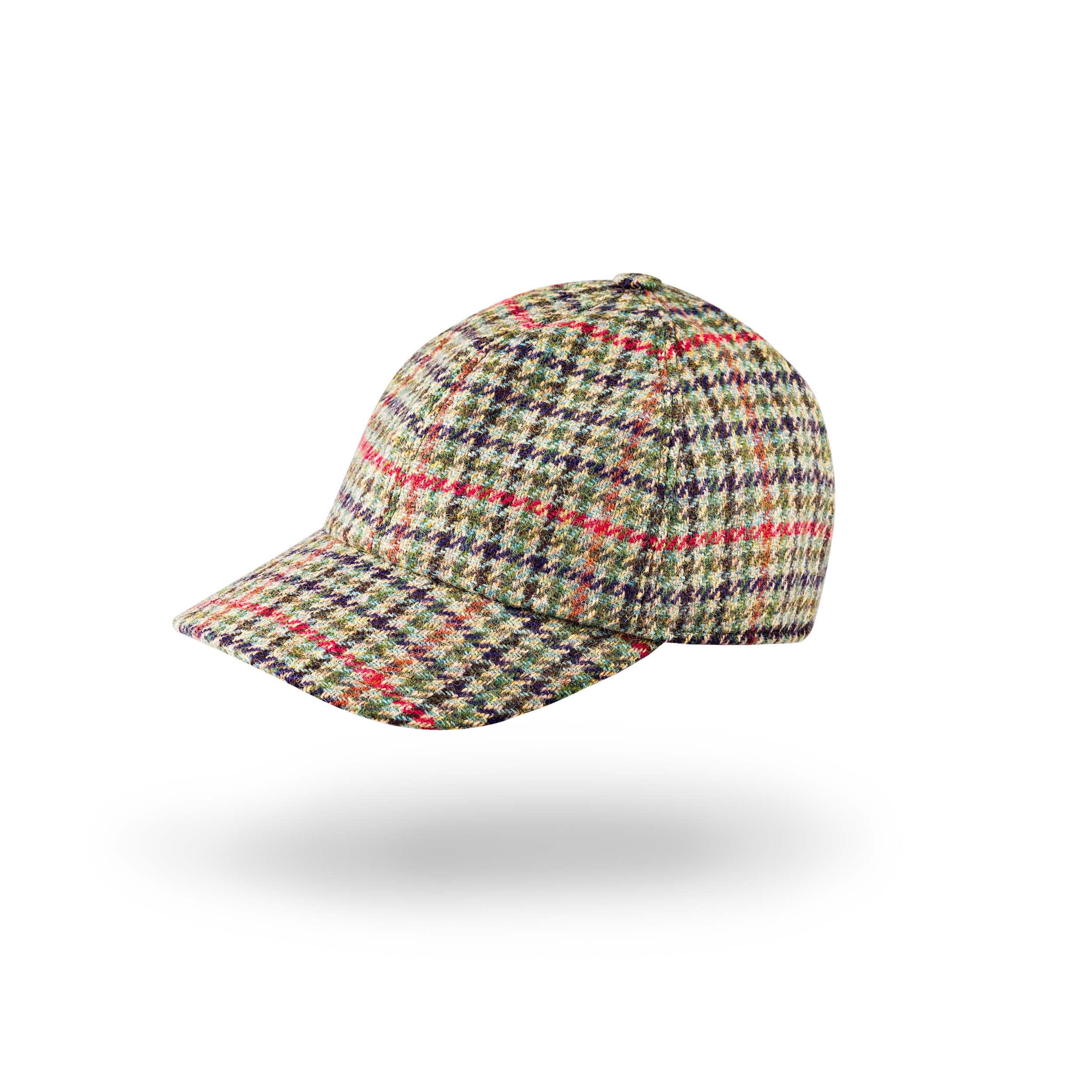 Tweed Baseball Style Cap with Earflaps - Image 36