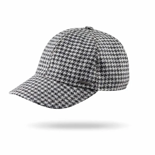 Tweed Baseball Style Cap with Earflaps - Image 41