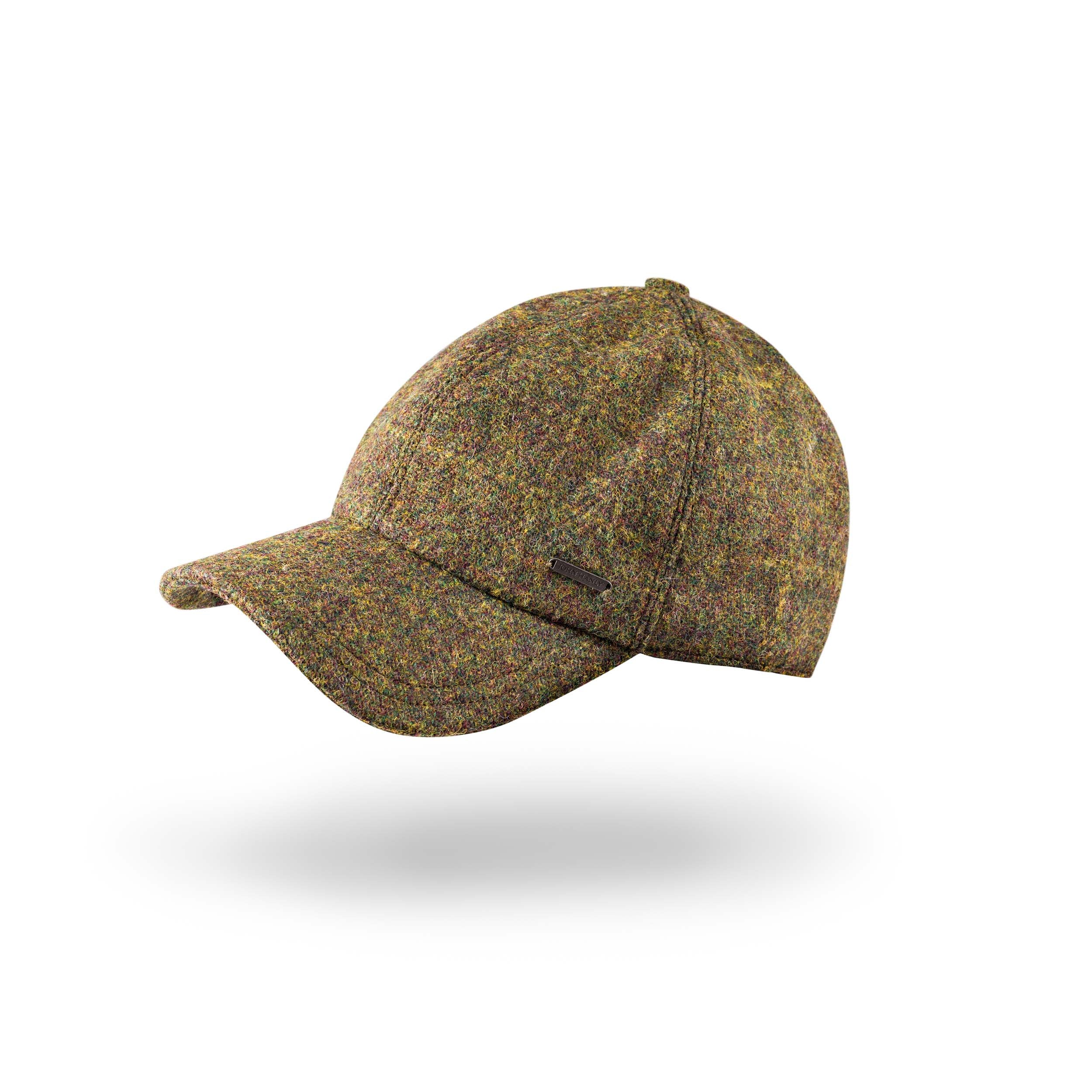 Tweed Baseball Style Cap with Earflaps - Image 6