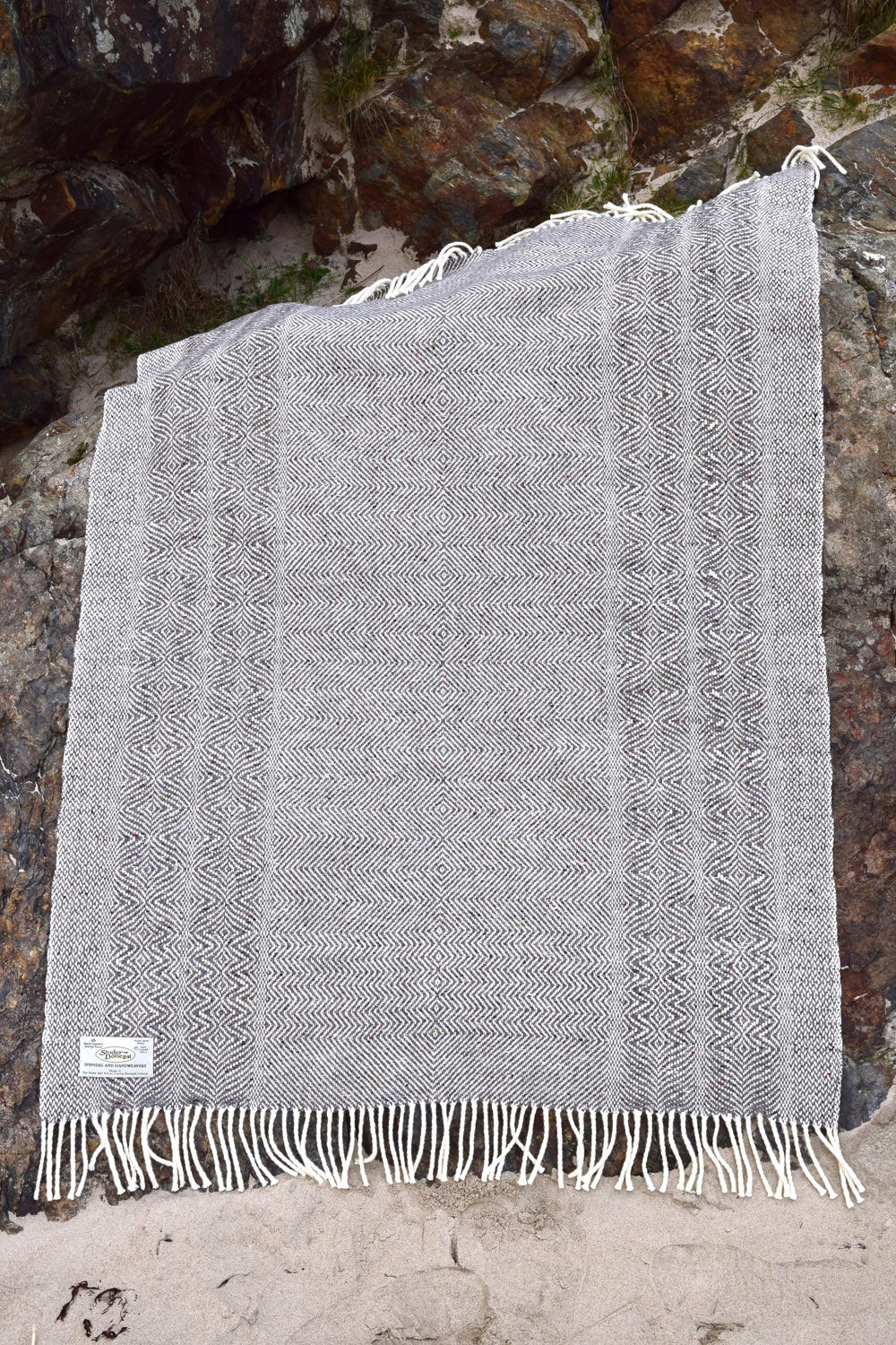 Undulating Twill Handwoven Throw Blanket - Image 10