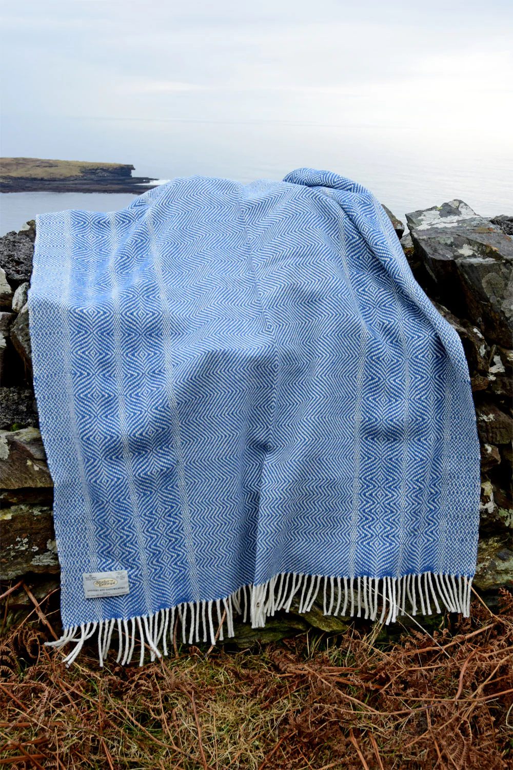 Undulating Twill Handwoven Throw Blanket - Image 11