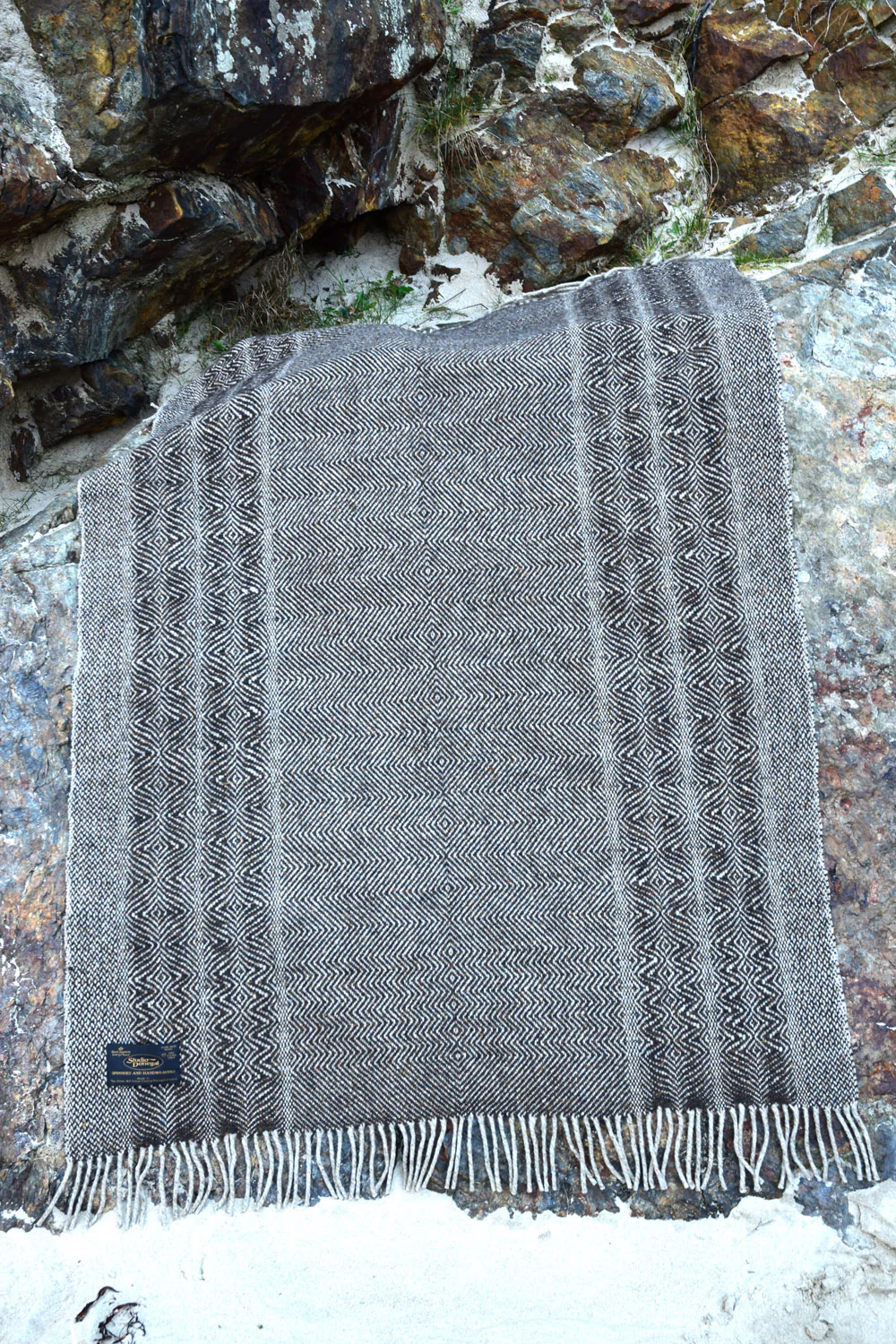 Undulating Twill Handwoven Throw Blanket - Image 12