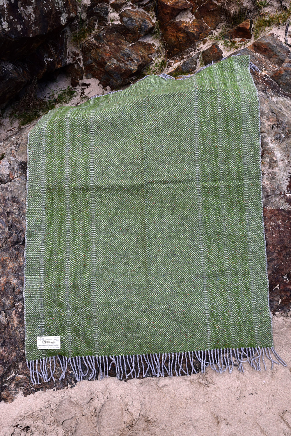 Undulating Twill Handwoven Throw Blanket - Image 13