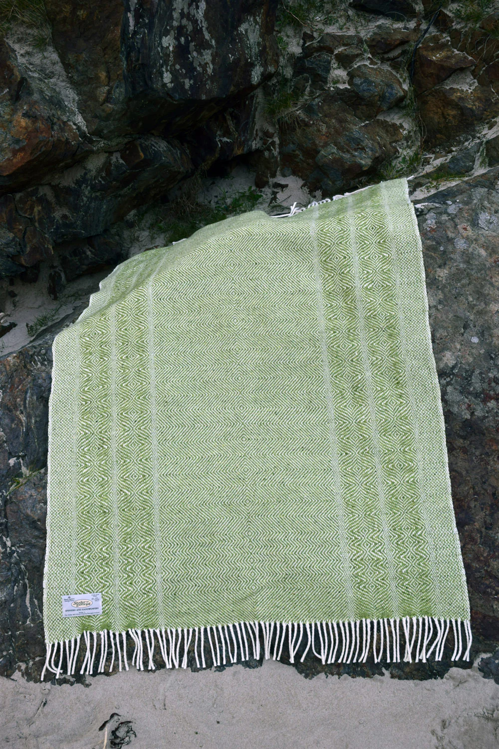 Undulating Twill Handwoven Throw Blanket - Image 3