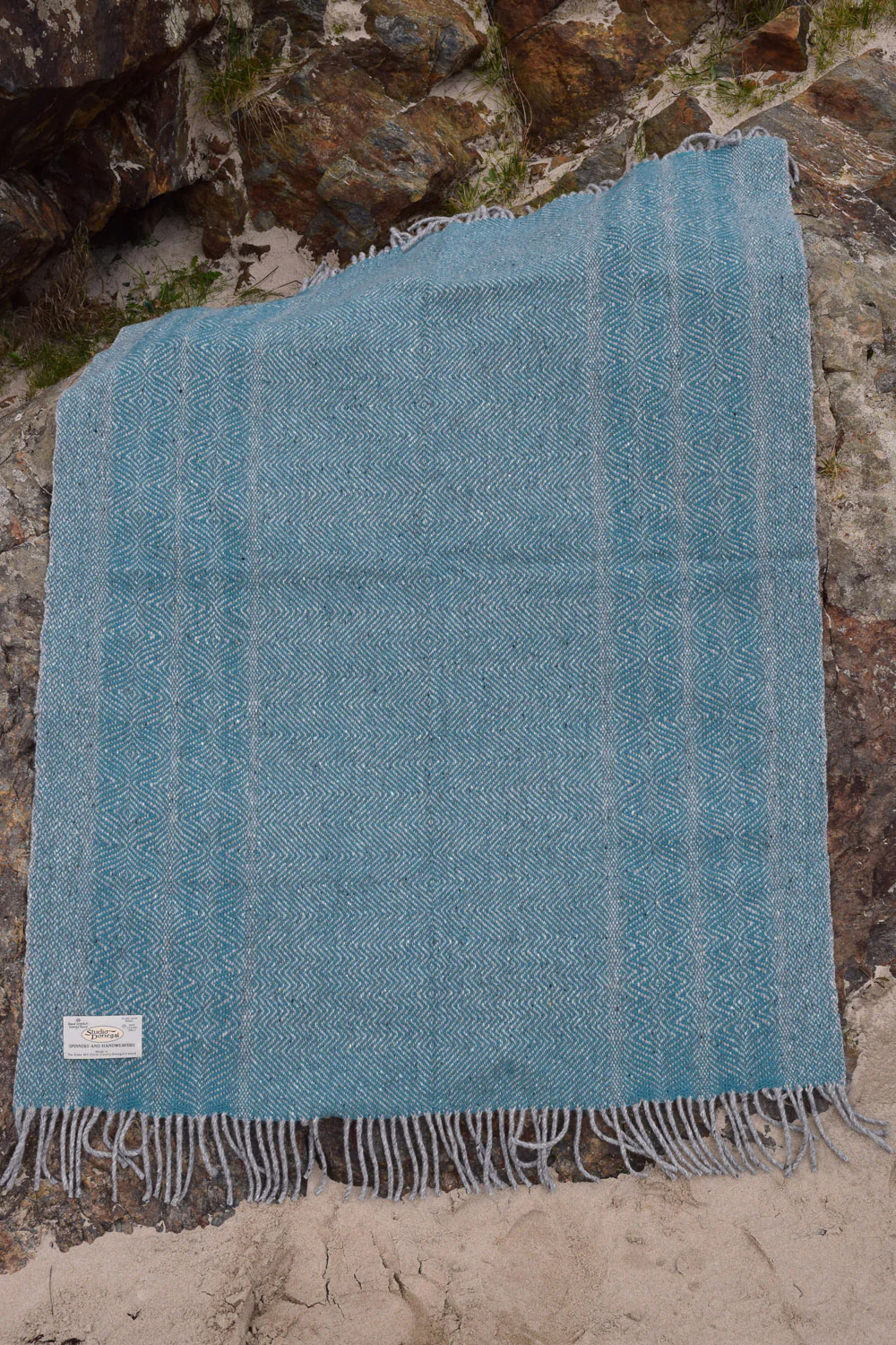 Undulating Twill Handwoven Throw Blanket - Image 5