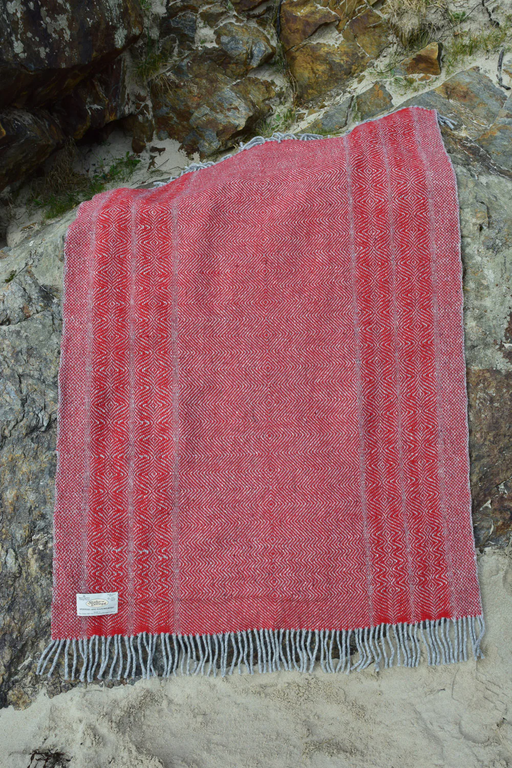 Undulating Twill Handwoven Throw Blanket - Image 6