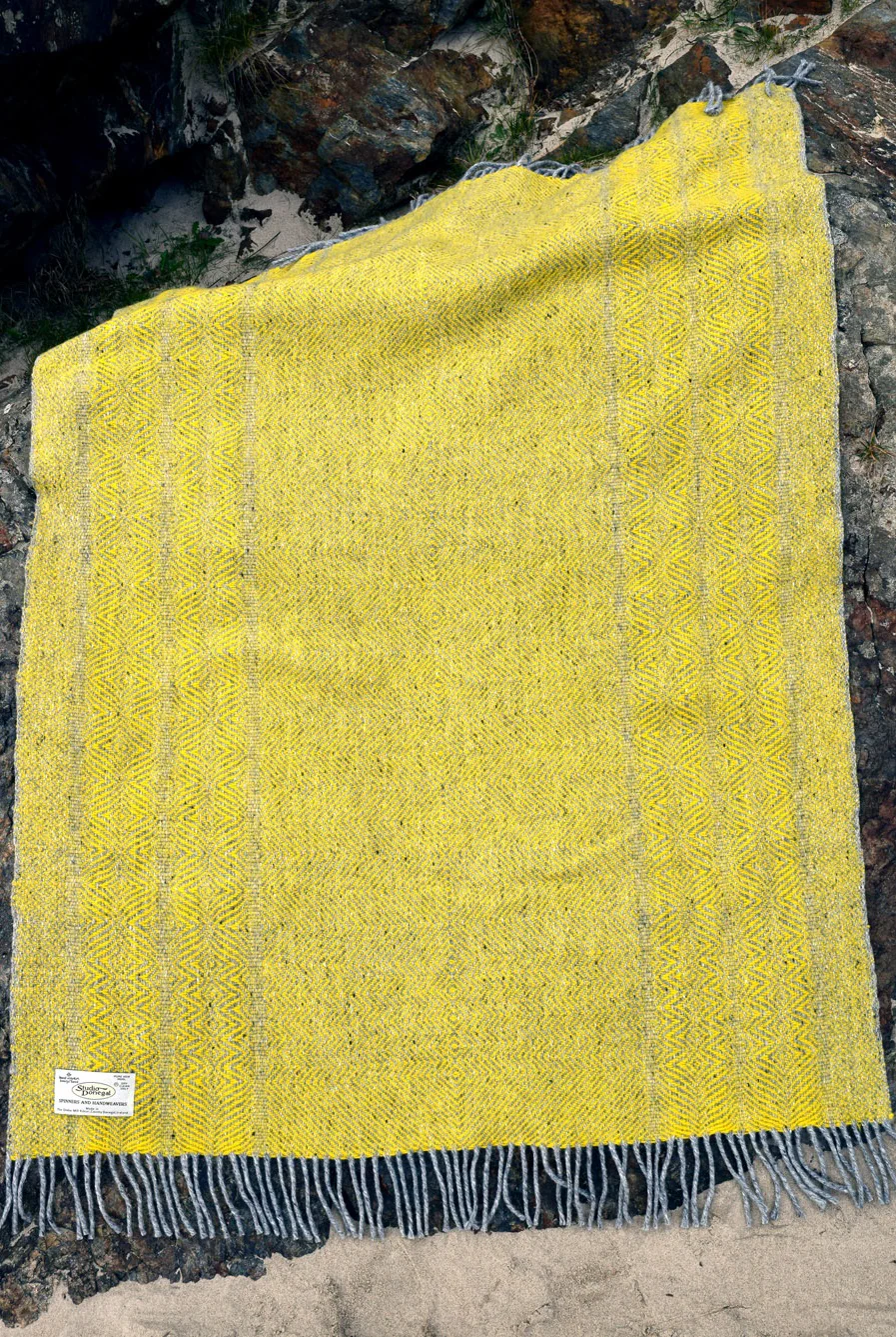Undulating Twill Handwoven Throw Blanket - Image 7