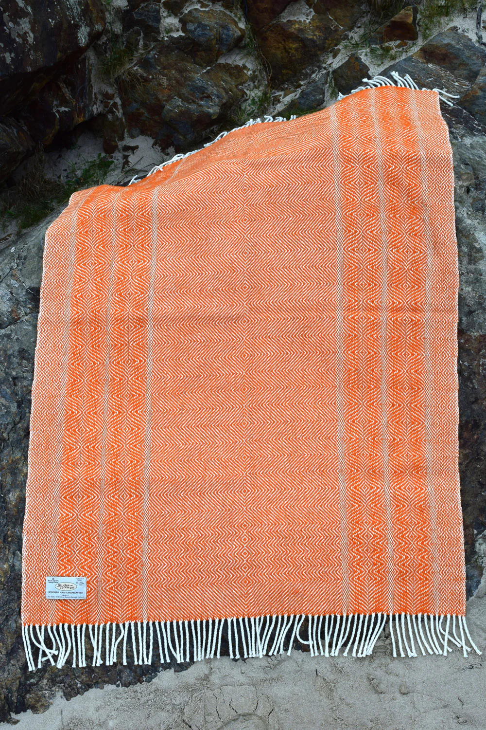 Undulating Twill Handwoven Throw Blanket - Image 9