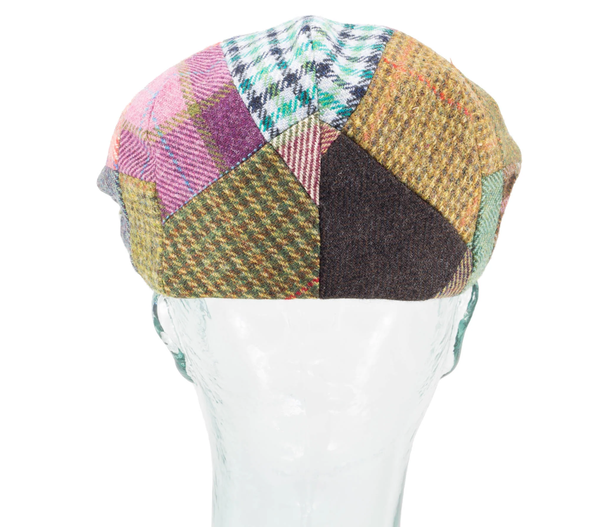 Vintage Style Bright Patchwork Cap - Image 3
