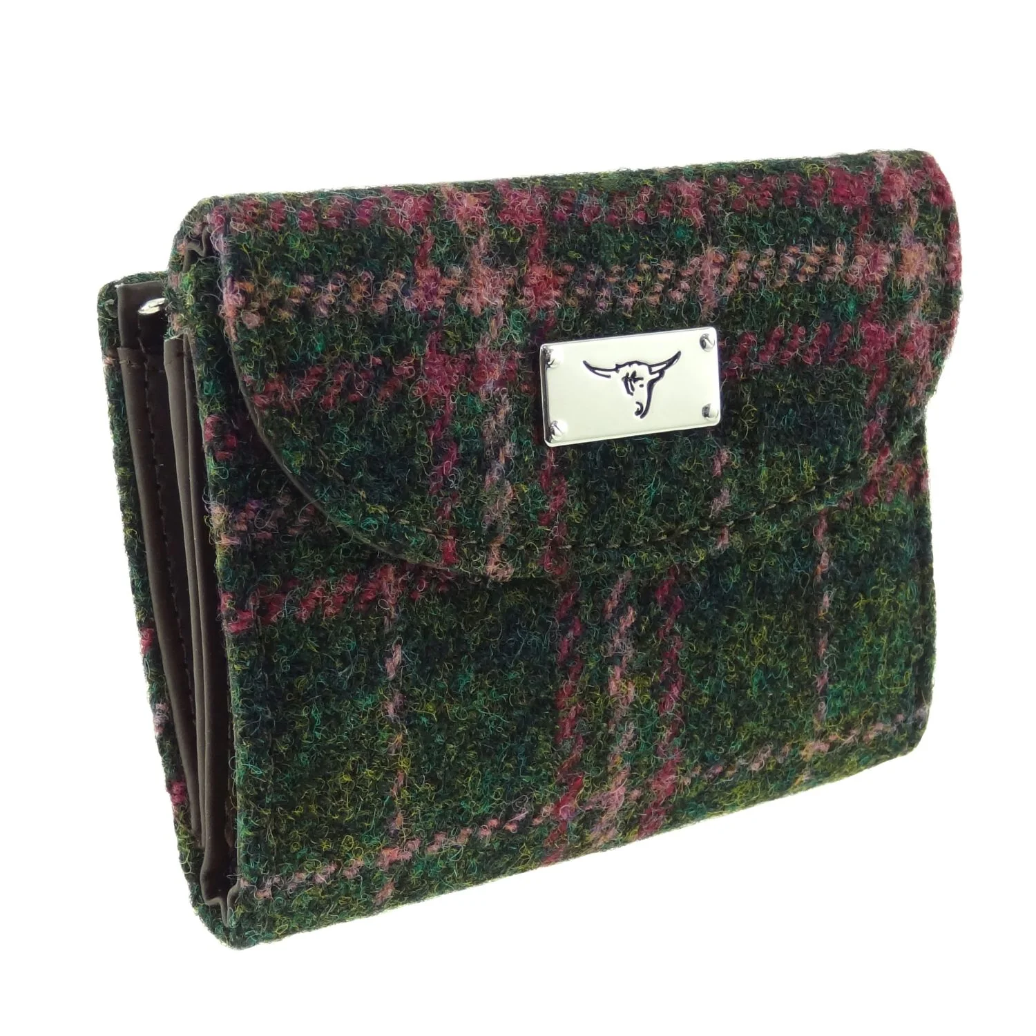 Women's Harris Tweed 'Jura' Short Wallet with Card Section - Image 10