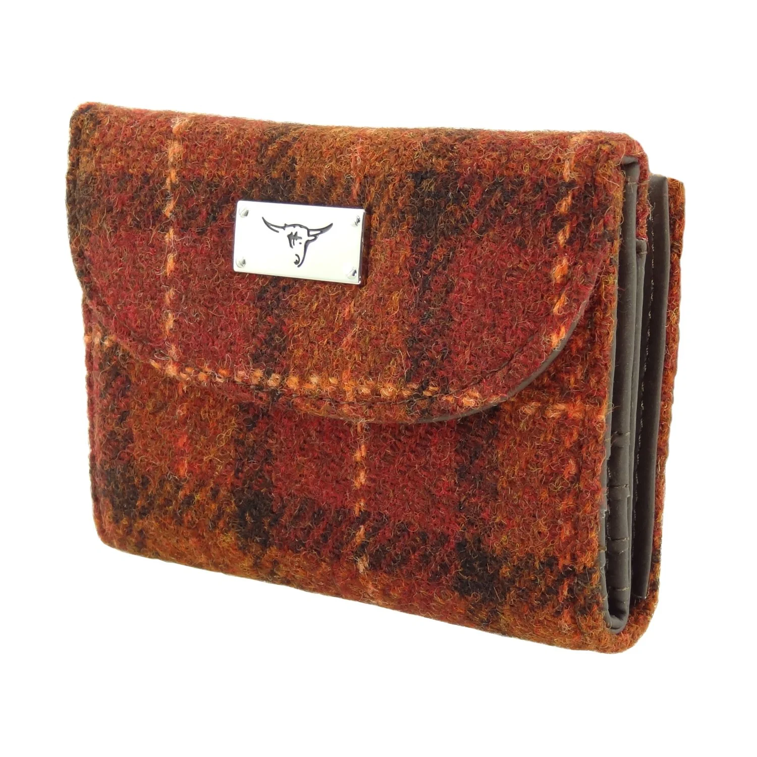 Women's Harris Tweed 'Jura' Short Wallet with Card Section - Image 12