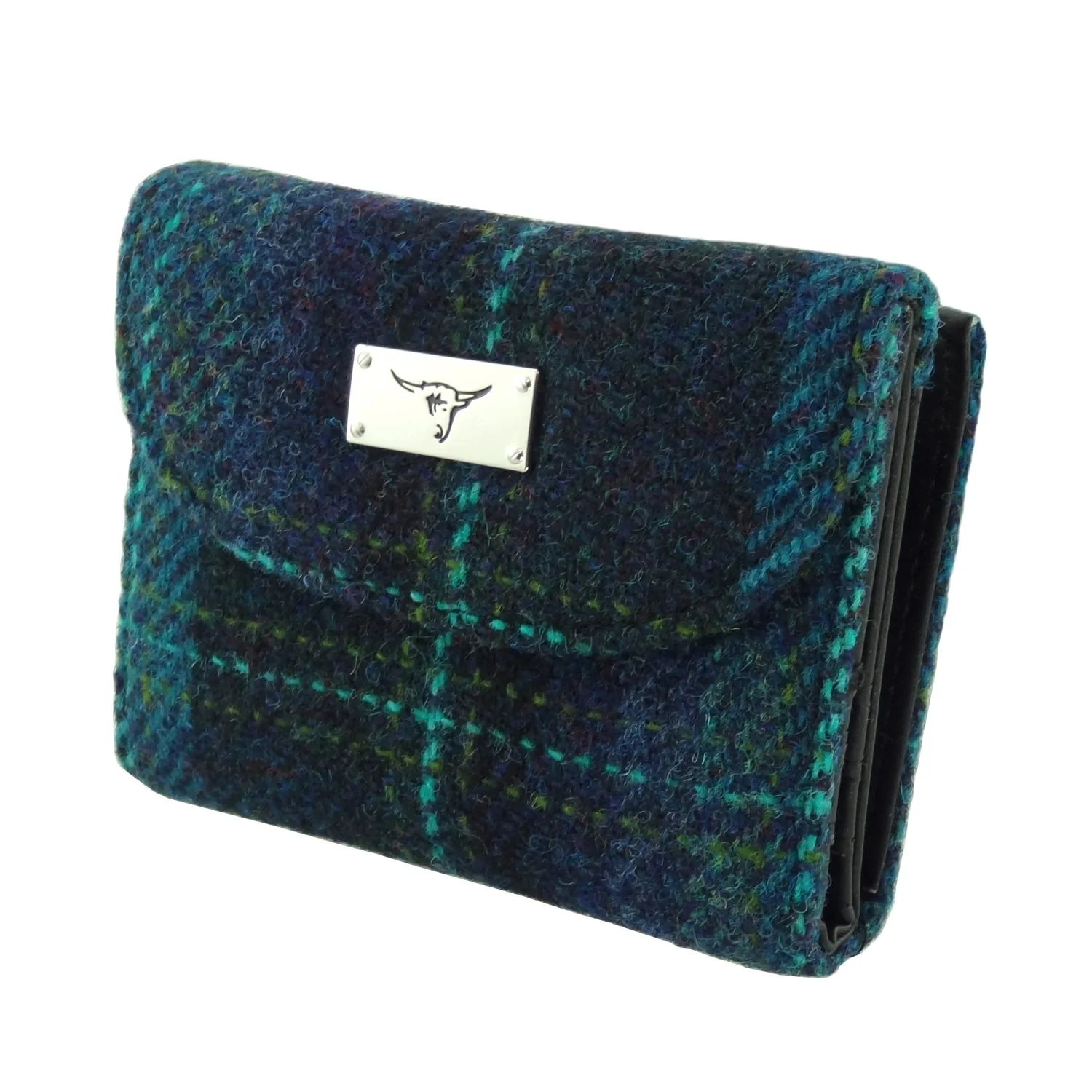 Women's Harris Tweed 'Jura' Short Wallet with Card Section - Image 13