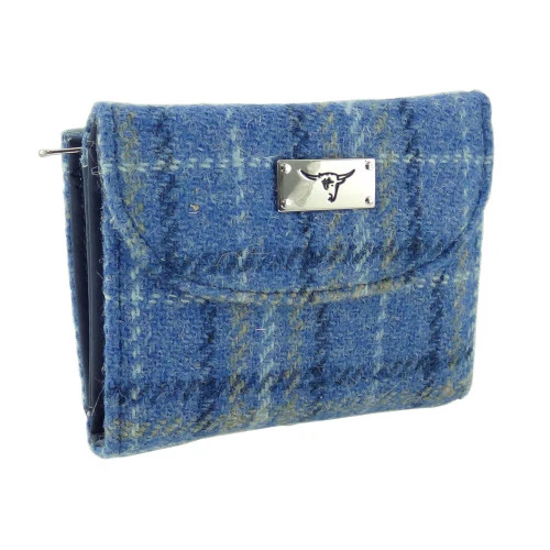 Women's Harris Tweed 'Jura' Short Wallet with Card Section - Image 15