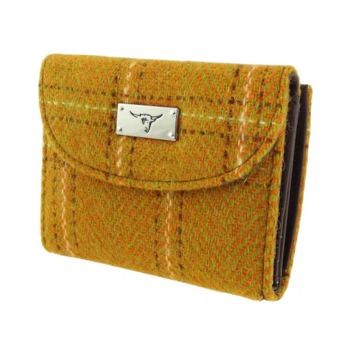 Women's Harris Tweed 'Jura' Short Wallet with Card Section - Image 18