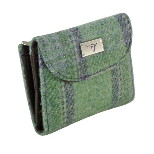 Women's Harris Tweed 'Jura' Short Wallet with Card Section - Image 22