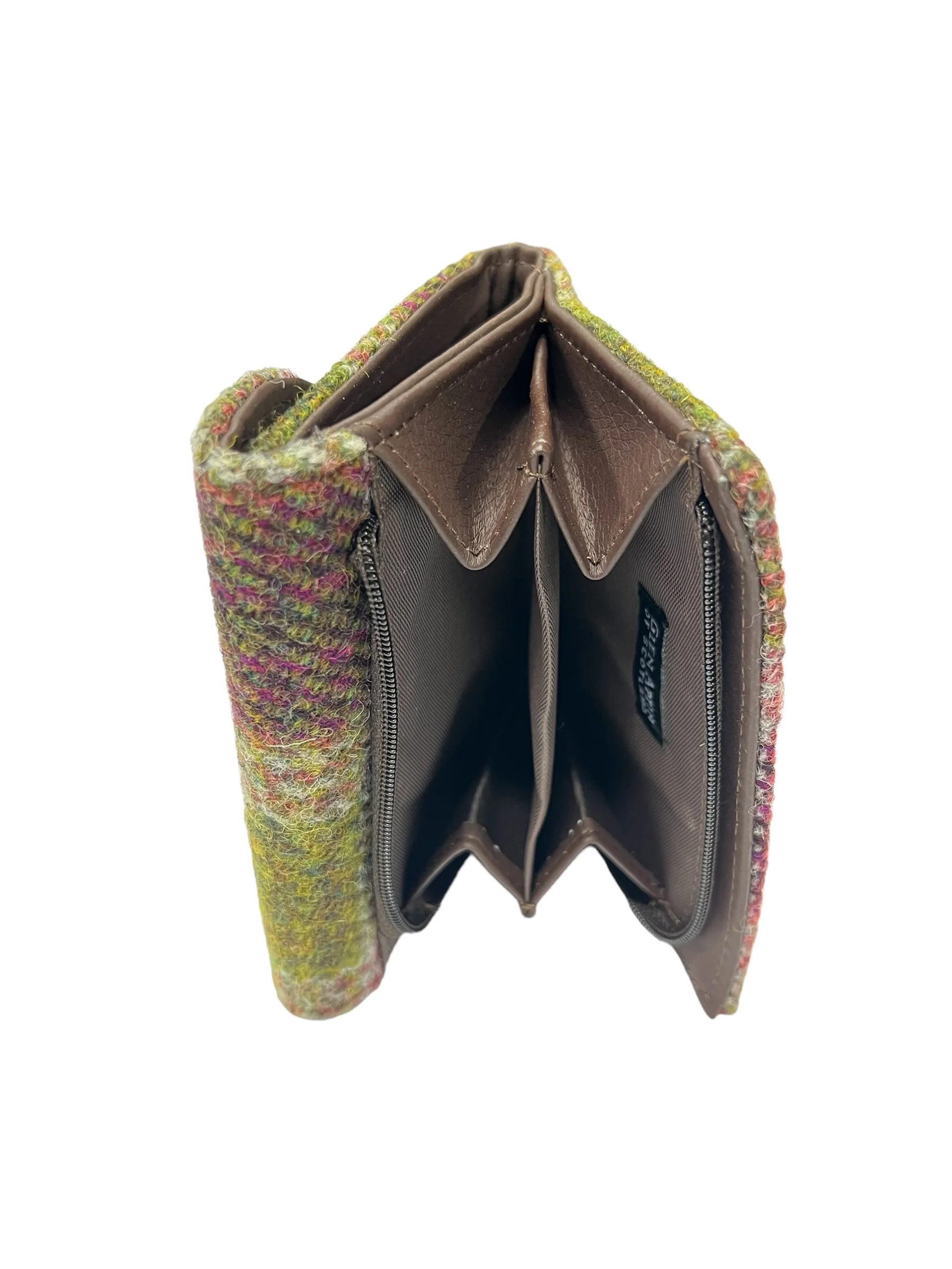 Women's Harris Tweed 'Jura' Short Wallet with Card Section - Image 3