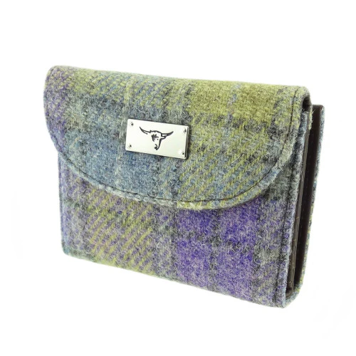 Women's Harris Tweed 'Jura' Short Wallet with Card Section - Image 30