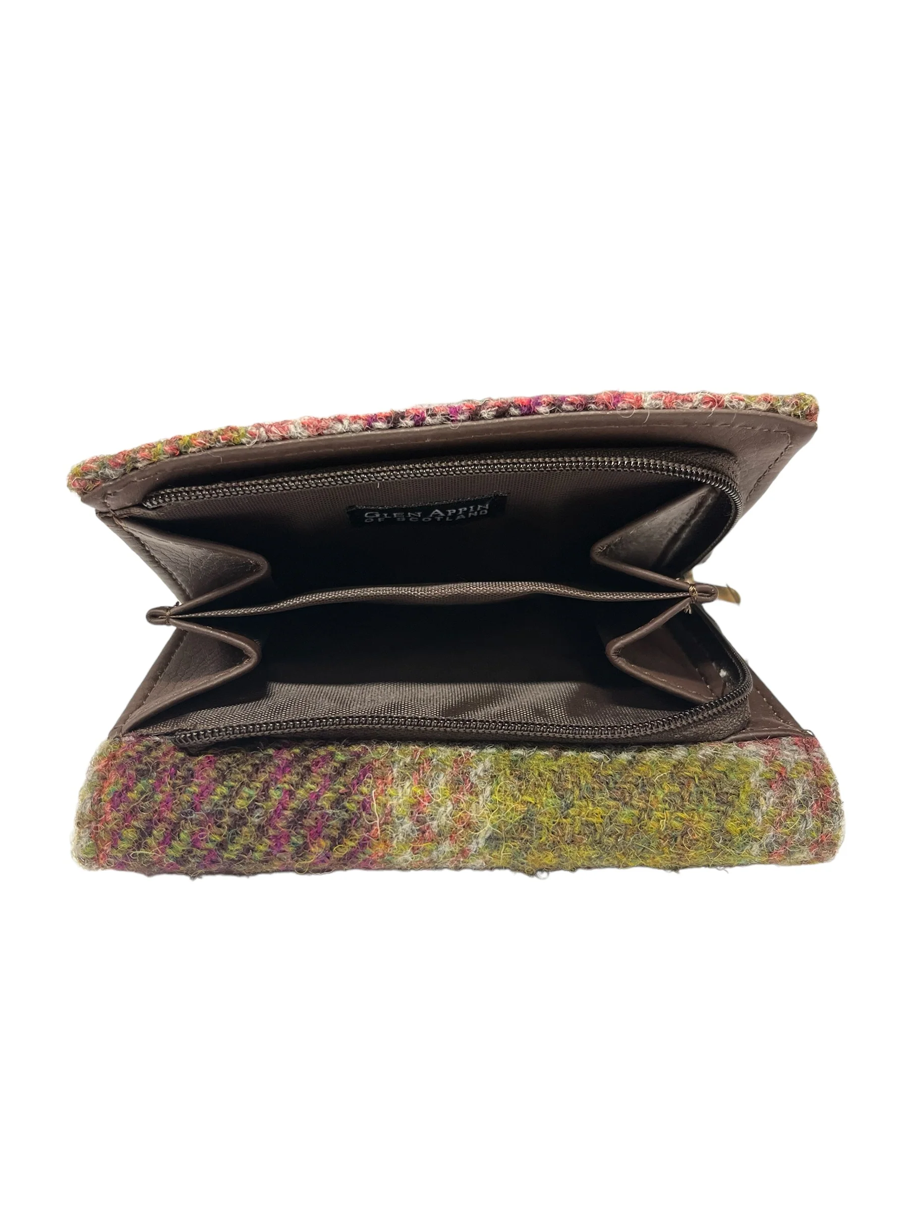 Women's Harris Tweed 'Jura' Short Wallet with Card Section - Image 4