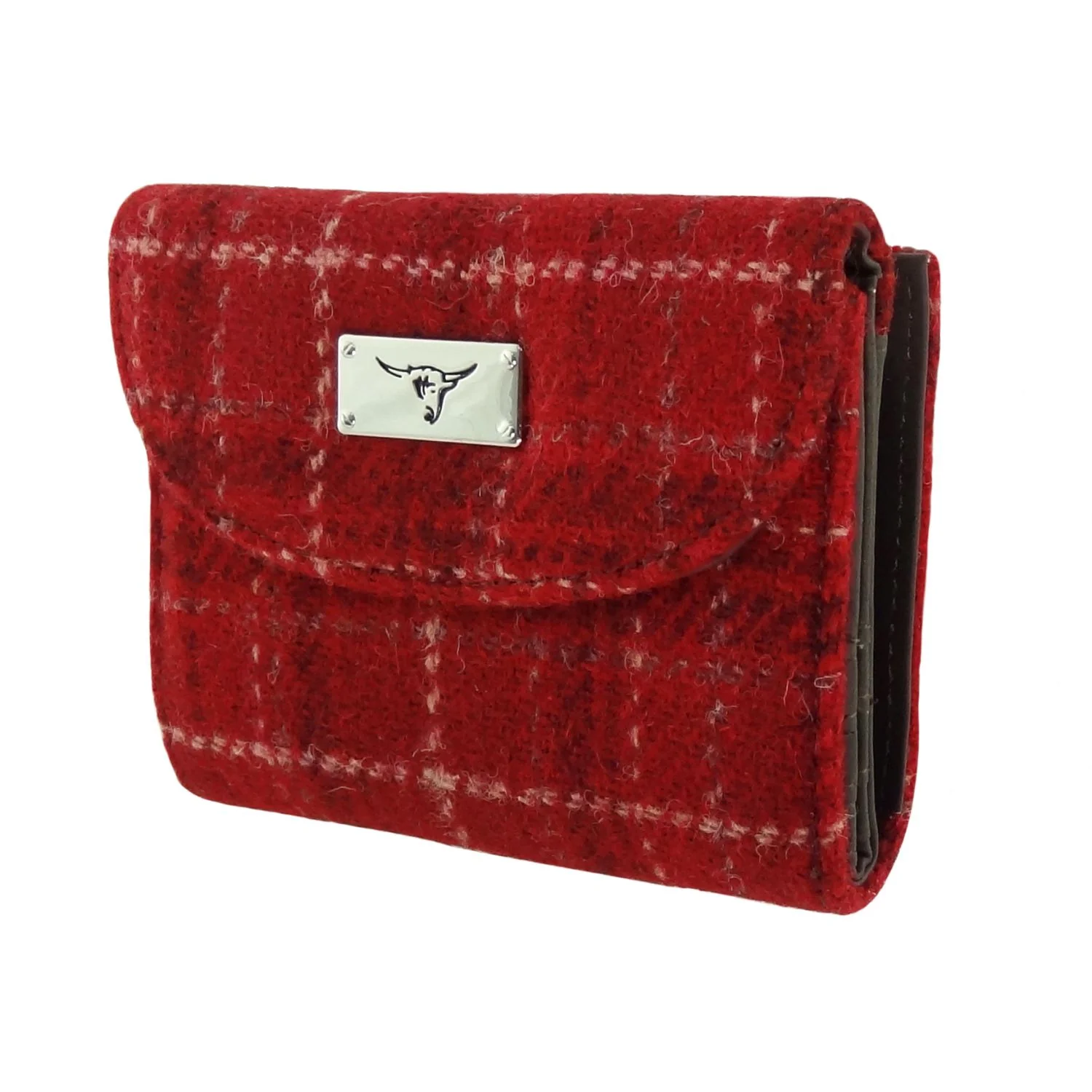 Women's Harris Tweed 'Jura' Short Wallet with Card Section - Image 9
