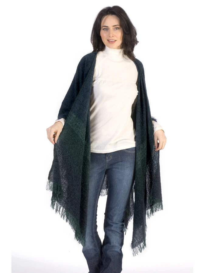 Women's Lambswool Celtic Ruana - Image 10