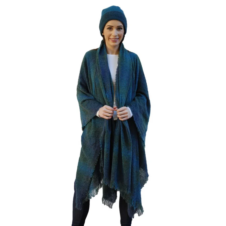 Women's Lambswool Celtic Ruana - Image 12