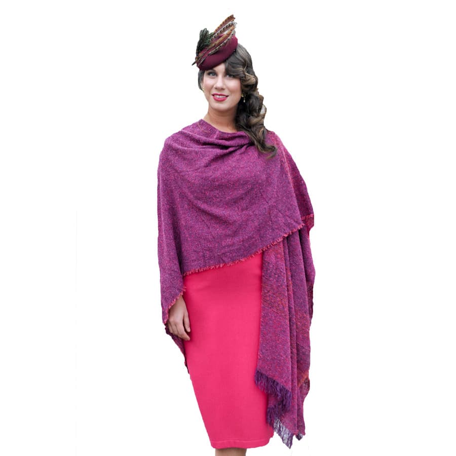 Women's Lambswool Celtic Ruana - Image 17