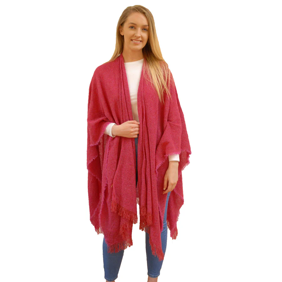 Women's Lambswool Celtic Ruana - Image 5